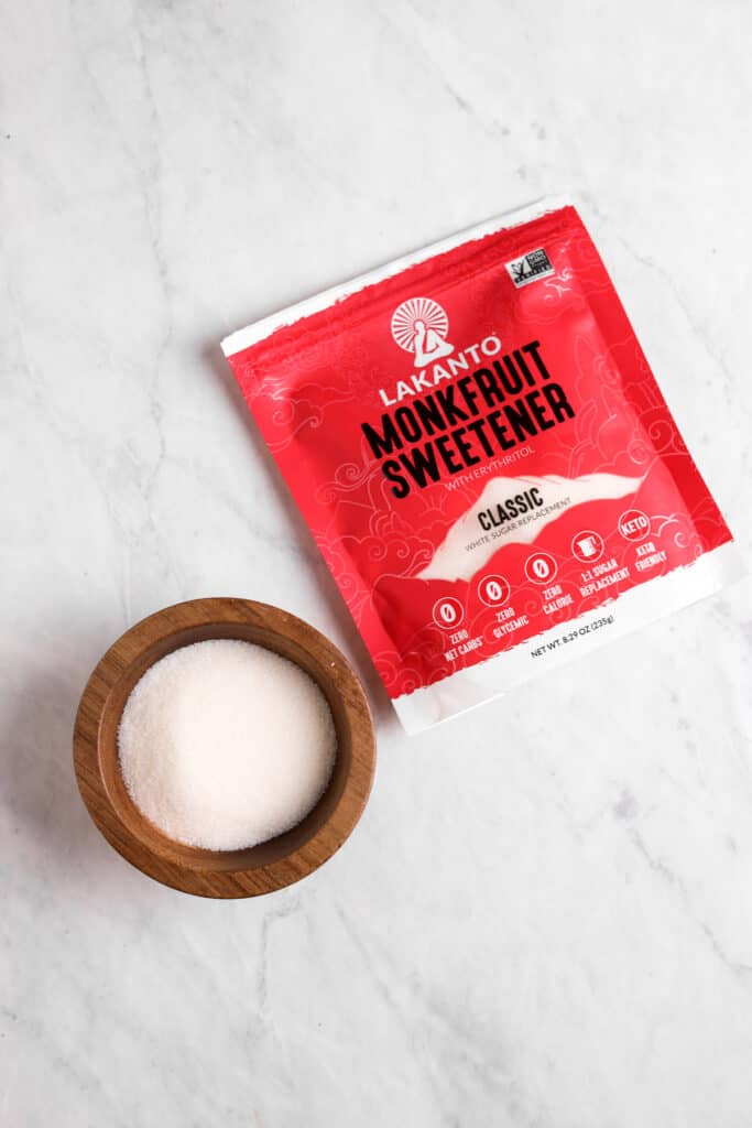bag of monk fruit sweetener