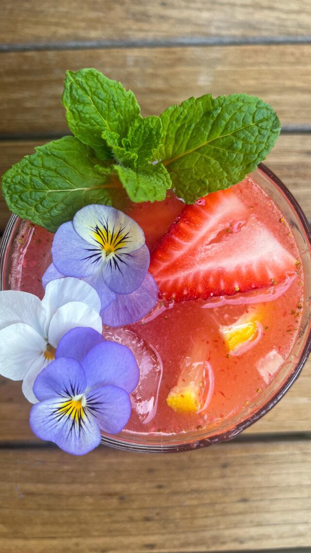 THE big batch drink of the summer for all your bbq, bridal shower, birthday party or beach picnic gatherings!  It is so incredibly refreshing and light but has a tendency to sneak up on you so pace yourself and make sure you enjoy it with a heaping plate of food! 🥂

Blend together 1 1/2 cups halved fresh strawberries and 1/4 cup Fresca until smooth.  In a pitcher, add your strawberry puree, 1 bottle of rose, 1/2 cup vodka, 1/2 cup sliced strawberries, 1/2 cup fresh raspberries, 1 sliced lemon, the juice of 1 lemon, and 1 cup fresca.  Stir together.  Add ice to your glass and fill with sangria, leaving room at the top for a little floater of fresca or soda water to serve.  Garnish with edible flowers such as chamomile, violas or pansies. 
#sangria #sangría #sangria🍷 #rosé #batchcocktail #boozy #summerdrink #summerdrinks #summercocktails #summercocktail #cocktailrecipes #cocktailrecipe #summerrecipes #cocktaillovers